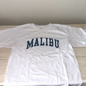 White Malibu John Galt T-shirt